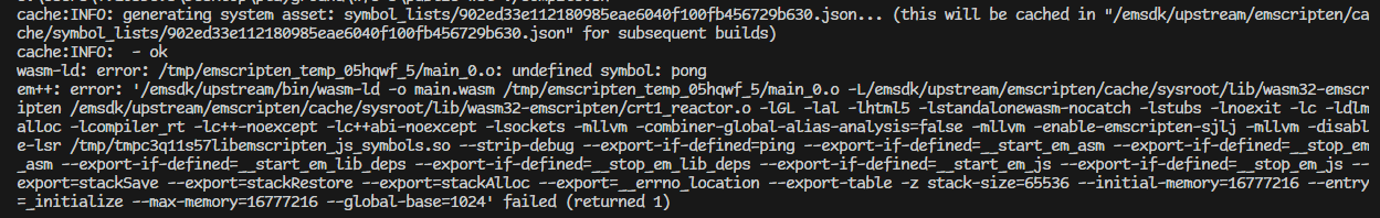 undefined symbol